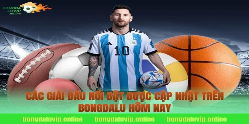 Các Giải Đấu Nổi Bật Được Cập Nhật Trên Bongdalu Hôm Nay