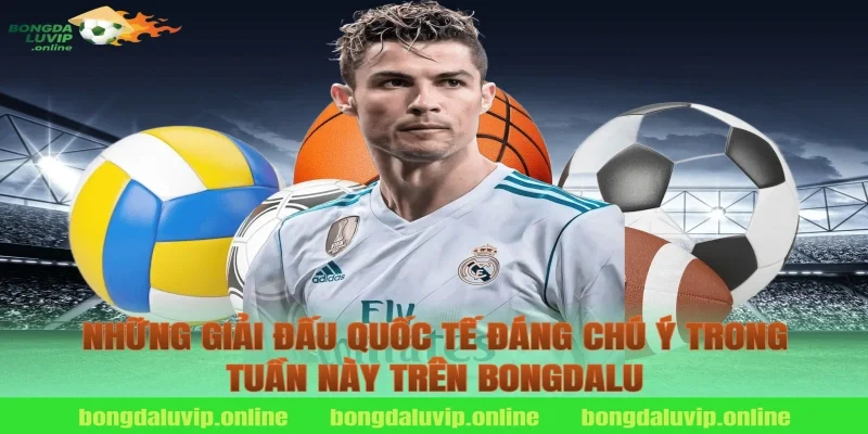 Những Giải Đấu Quốc Tế Đáng Chú Ý Trong Tuần Này Trên Bongdalu