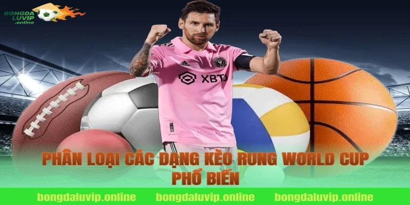 Phân loại các dạng kèo rung world cup phổ biến